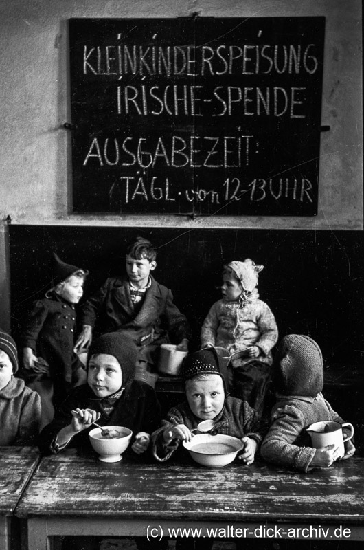 Irische Spende für die Kinderspeisung 1947