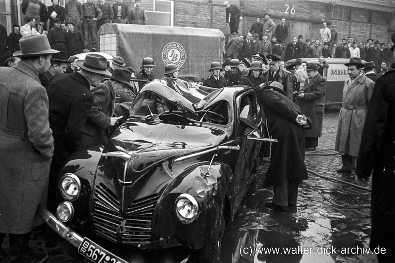 Tödlicher Unfall im Hafen 1953