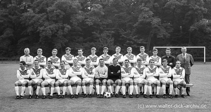 Gesamtkader des 1. FC Köln  Spielzeit 1966/67 