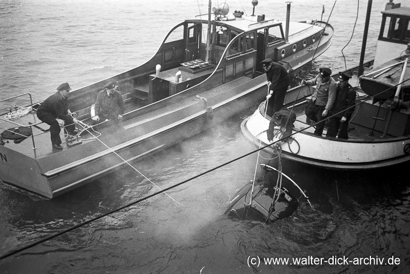 Tödlicher Unfall im Hafen 1953