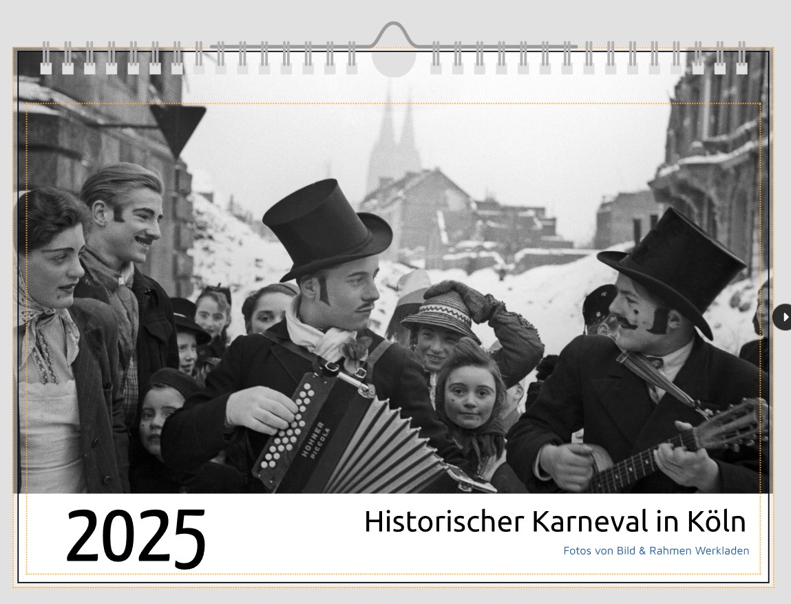 Kalender 2025 "Kölner Karneval der 1950er/1960er Jahre"